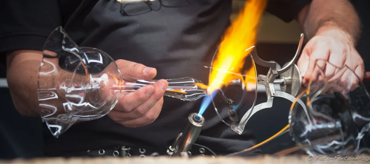 Glasblazen met Willem Buyse